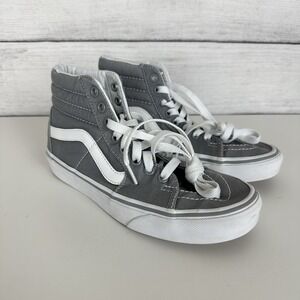 VANS Off the Wall Mid Height Shoes Skate Sneakers Womens 6 /Mens 4.5 Gray Casual